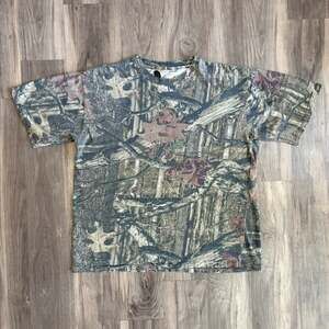Vintage Realtree Camouflage T-Shirt Men's Size XL 1990s WORN